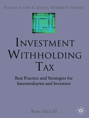 cover image of Investment Withholding Tax